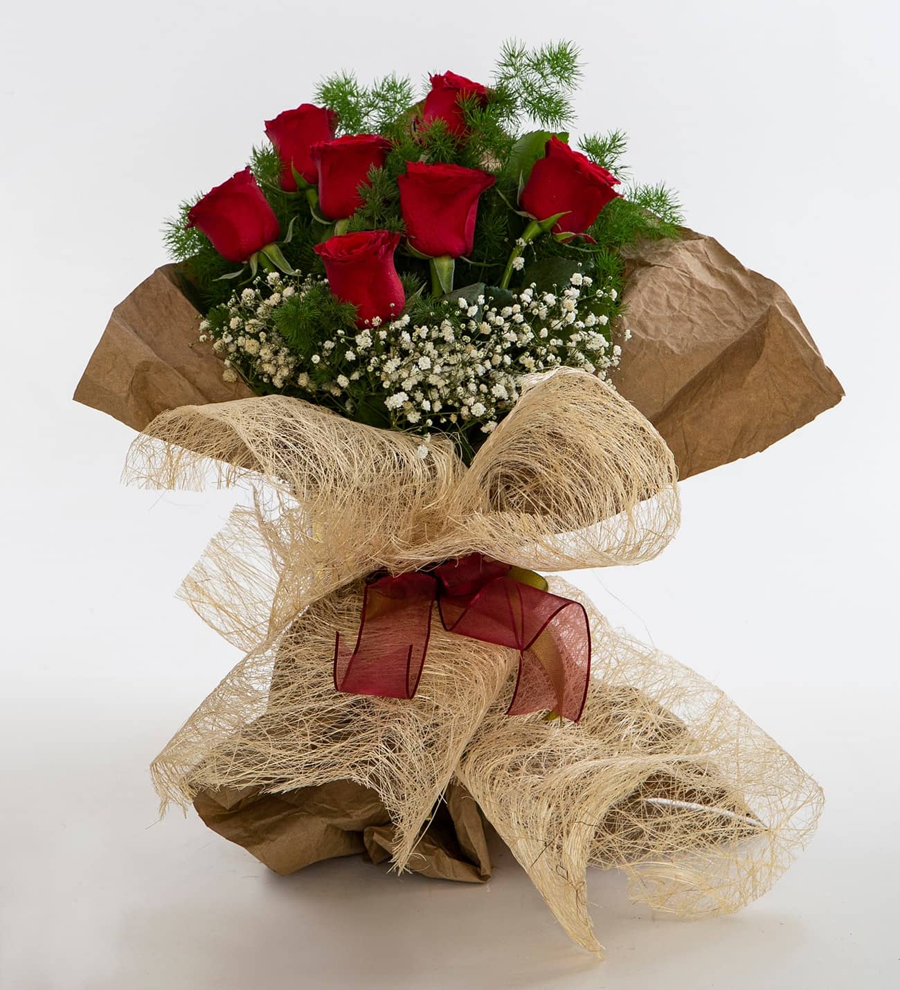 Bouquet of 7 Red Roses