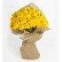 41 Sarı Gülden Yellow Crest Çiçek Buketi